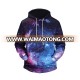 Explosion 4 models funny hip pop hoodies autumn and winter occident unisex starry sky 3d printing hooded pullover sweatshirts