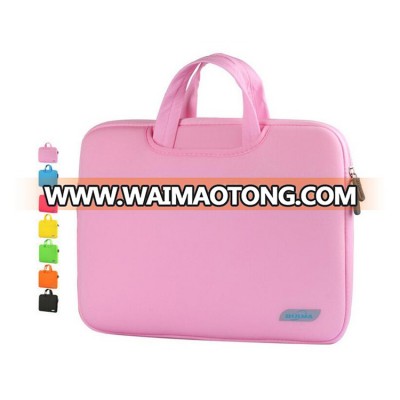 Wholesale Neoprene Universal Sleeve Zipper Case Bag Laptop Sleeve For Laptop Notebook Computer With Hidden Handle