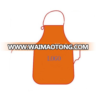 Promotional Wholesale Customized Logo Advertising PVC Vinyl Waterproof Washable Bib Apron