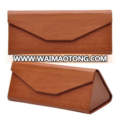 Magnet Folding Triangle Eyeglasses Case Sunglasses Box With Custom Logo