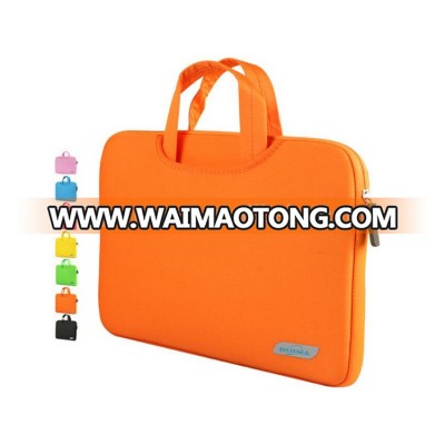 Customized Travel Carrying Hidden Handle Storage Neoprene Laptop Charging Case