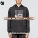 Casual custom photo patchwork kangaroo pocket cotton hooded sweatshirt