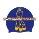 Silicone animals design children printing custom swim cap