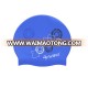 Custom logo colored printing adult funny swim cap